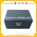 Trade Assurance Classical Metal Lock Jewelry Square Paper Box Packging